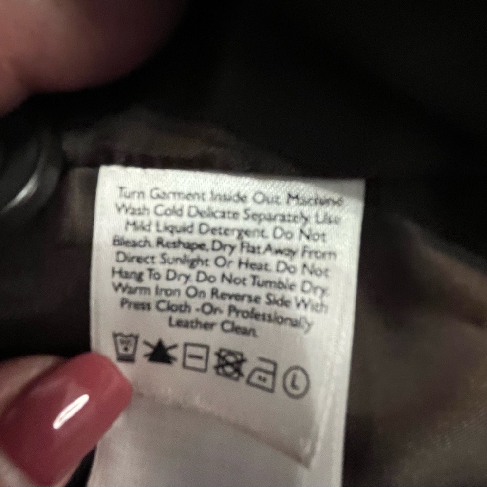 Eddie Bauer Jacket XL Suede and Leather Dark Brown - Picture 6 of 10